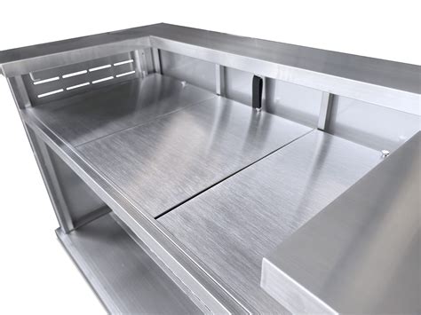 The Portable Bar Company Stainless Steel Heavy Duty Fold And Roll Bar