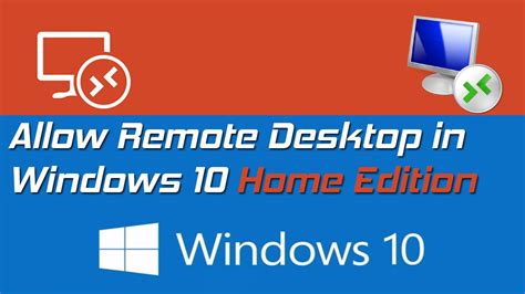 Use microsoft remote desktop for mac to connect to a remote pc or virtual apps and desktops made available by your admin. Allow Remote Desktop in Windows 10 HOME Edition - YouTube