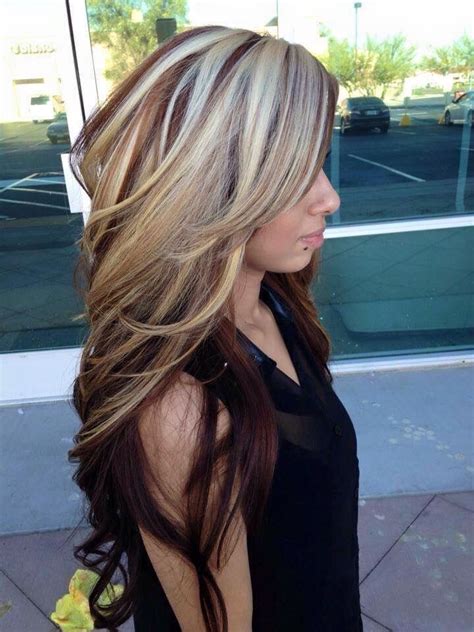 Do blondes have more fun? Blonde and red hair. Love | Brown blonde hair, Hair styles ...