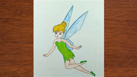 How To Draw Tinkerbell Beautiful Tinkerbell Drawing Easy Way To