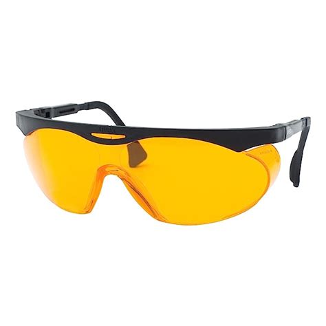 uvex s1933x skyper safety visor with black frame and sct orange uv protection and extreme anti