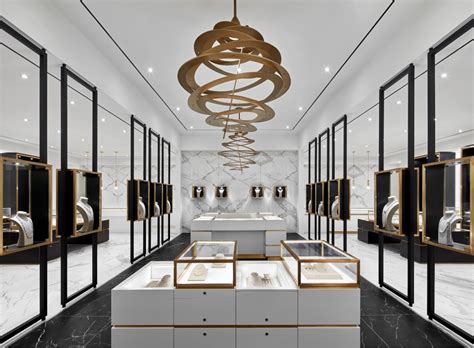Timeless store design for a jewelry store - iXtenso ...
