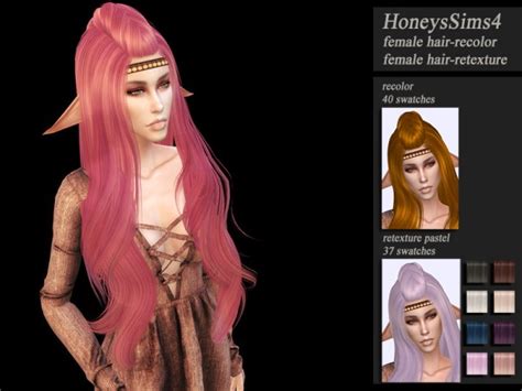 The Sims Resource Skysims Hair Retextured By Jenn Honeydew Hum