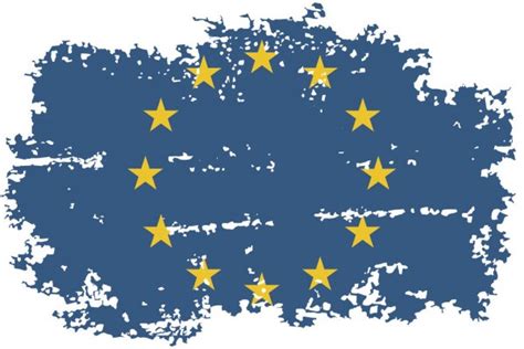 European Union Grunge Flag Stock Vector Image By ©tribaliumivanka 35644387
