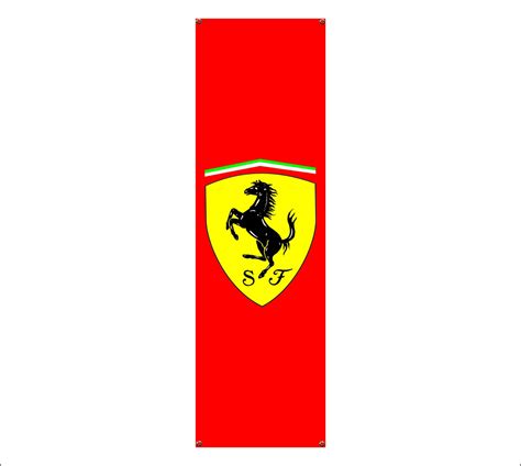 Ferrari Logo Banner Vinyl Garage Signoffice Or Showroom Etsy