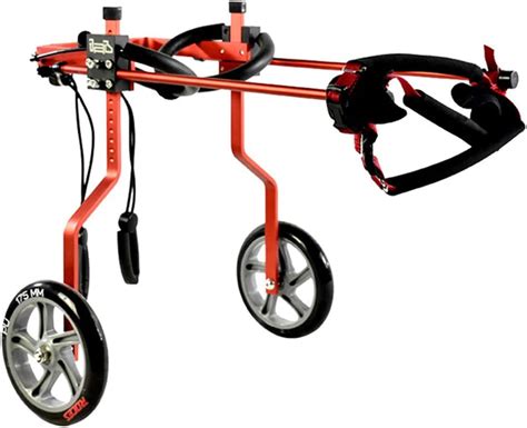 Jp 後ろ足用の犬用ストローラーカート、後ろ足足用の2つの車輪が付いた調節可能なサポートペット車椅子、障害のある猫の