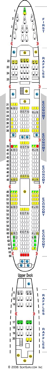 How is singapore airlines doing this? SeatGuru Seat Map Singapore Airlines