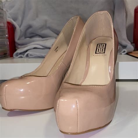 Shoe Dazzle Shoes Signature By Shoedazzle Nude Platform Heels