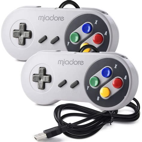 Buy Miadore 2x Usb Controller For Snes Nes Games Classic Retro Usb