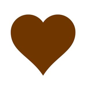 Brown Heart PNG, SVG Clip art for Web - Download Clip Art, PNG Icon Arts png image