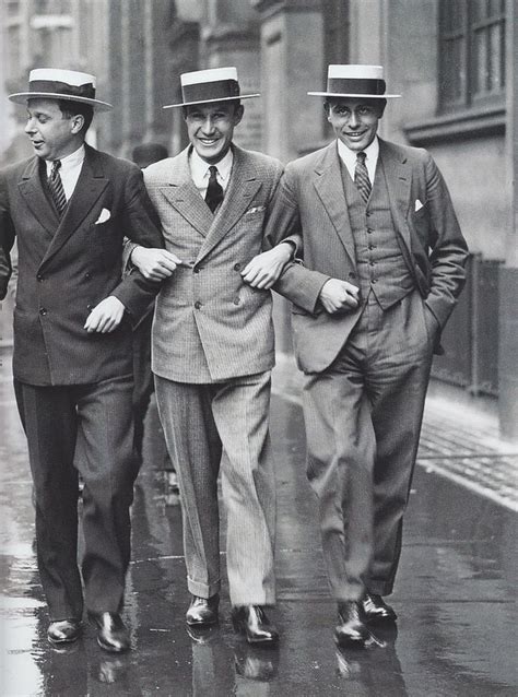 Some Fashionable Young Chaps From The 20s 1920 Style Style Année 20