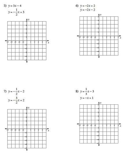 7.3 systems of nonlinear equations and inequalities: Graphing to solve systems of equations worksheet