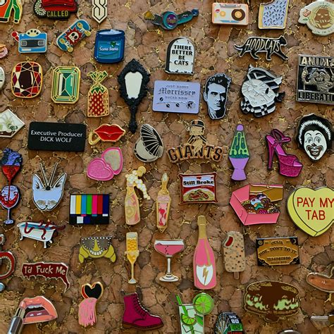 I Just Bought A Massive Pin Board And Am Rearranging My Collection Do