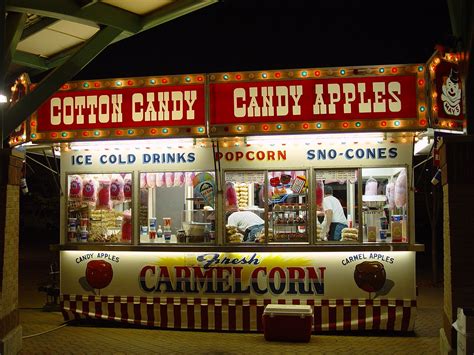 Carnival Food Stand Night Tulip Time Festival Holland Michigan