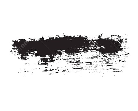 Handdrawn Grunge Texture Vector Illustration Of Brush Strokes Set