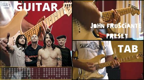 Can T Stop Red Hot Chili Peppers Guitar Cover Tab Lesson John