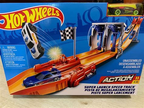 Hot Wheels Super Launch Speed Track Hobbies And Toys Toys And Games On