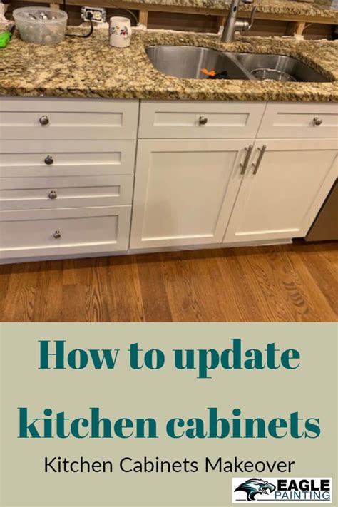 Frame above fireplace for depth and hiding paneling. How to update kitchen cabinets | Update kitchen cabinets, Kitchen cabinets, Updated kitchen