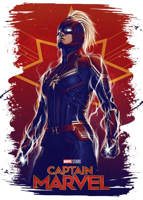 Arte para Camiseta Capitã Marvel com fundo transparente grátis
