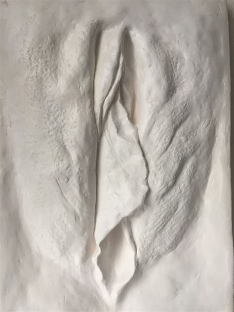 Handmade Vagina Bas Relief Wall Decor In Plaster Etsy