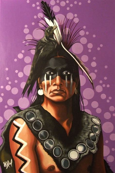 Oglala Sioux Warrior Painted By Riel Benn Native American Face Paint