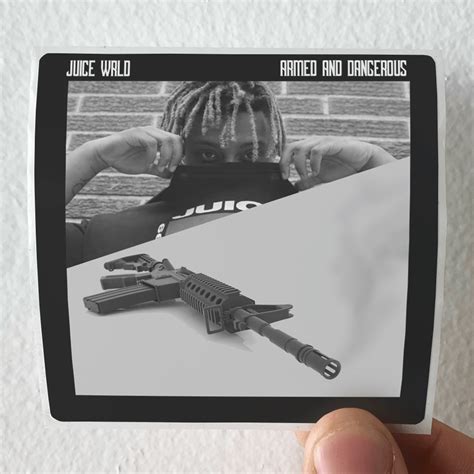 Juice Wrld Armed And Dangerous Album Cover Sticker
