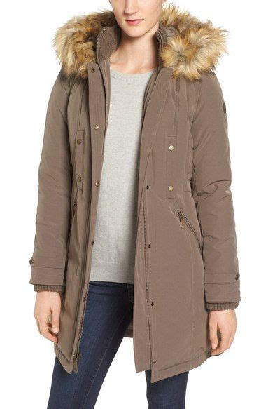 Vince Camuto Faux Fur Trim Down And Feather Fill Parka Nordstrom Cold