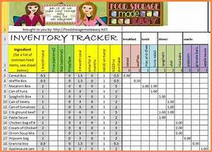 3 Food Inventory Spreadsheet Template Excel
