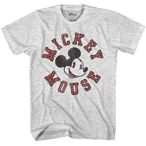 Disney Disney Mens Mickey Mouse Athletic Vintage Classic Distressed