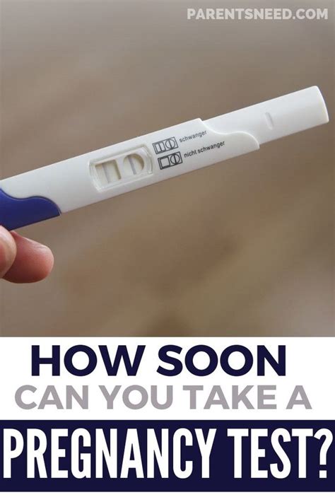 When Can One Take A Pregnancy Test Pregnancywalls