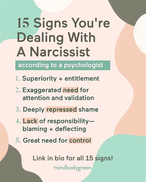 15 Signs Youre Dealing With A Narcissist Dealing With A Narcissist Narcissist Mindbodygreen