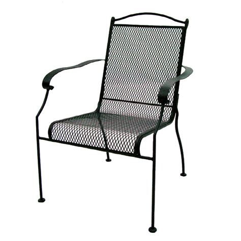 Styles and used furniture is an easy way to wrought. Shop Garden Treasures Hanover Mesh-Seat Wrought Iron Patio ...