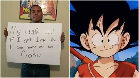 Tweet us if you're excited about this new dbz game! Man Thrilled He Can Name His Kid After Dragon Ball's Goku
