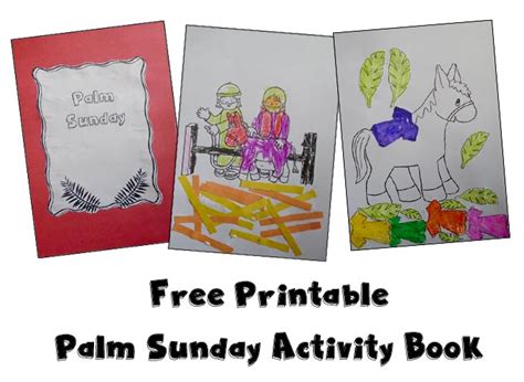 Printable Palm Sunday Activity Book Payhip