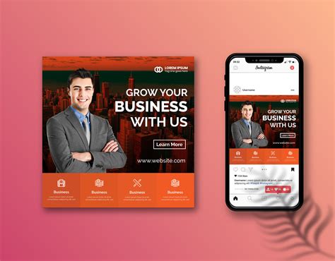 Corporate Social Media post Template design :: Behance