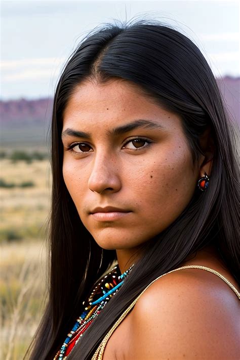 Portrait Of A Native American Woman Ai Art Digital Print Digital Download Artofit