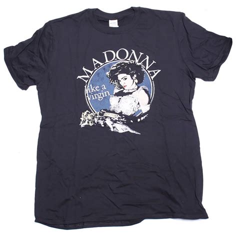 Madonna T Shirt Like A Virgin Retro Print Stellanovelty