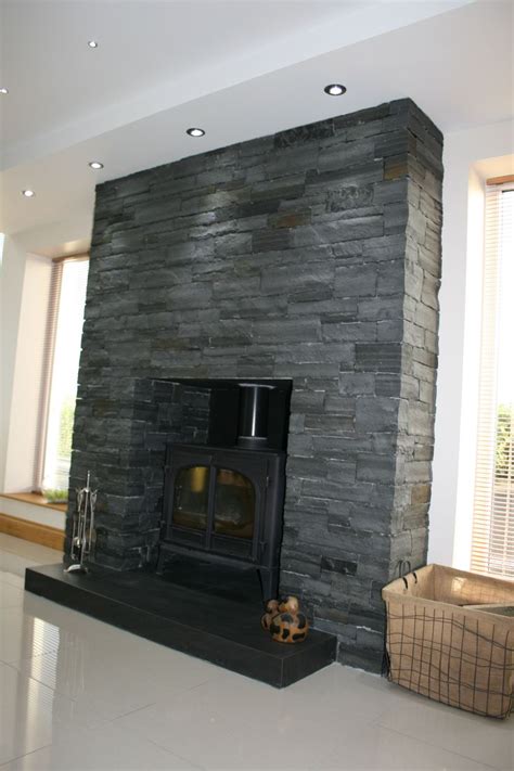 Stoneer Liscannor Fireplace Stone Fireplace Wall Stacked Stone