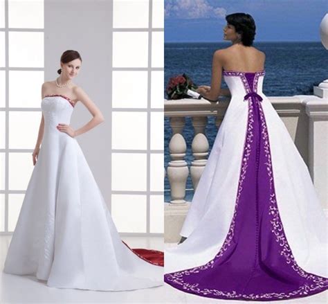 See more ideas about purple wedding, wedding, dresses. 32 Beautiful White Wedding Dresses With Purple Accents ...