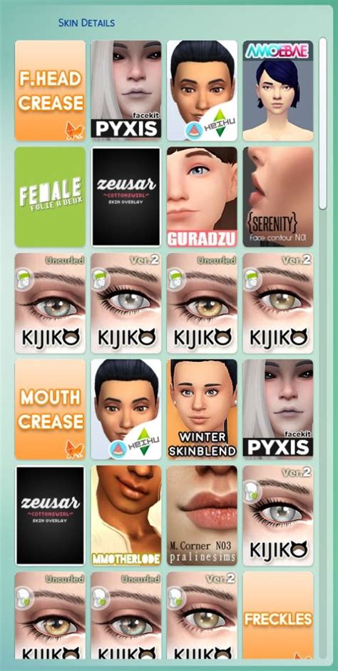 Sparrows Cc Sims 4 Cc Eyes The Sims 4 Skin Sims 4 Body Mods