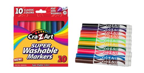 Amazon Offer 10 Count Cra Z Art Washable Markers