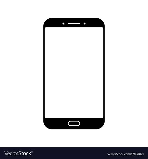 Smartphone Icon Royalty Free Vector Image Vectorstock