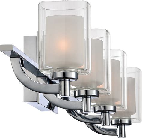 An led module provides great light output, mak. Luxury Modern Chrome Bathroom Vanity Light, UQL2404, Napa ...