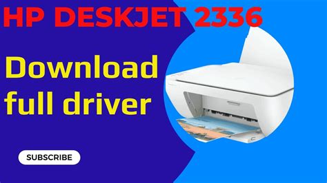 HP Deskjet 2336 How to download full Software and drivers - YouTube