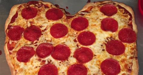 Relaxed pizza dough, your favorite bottom line: ISO: A Heart-Shaped Pizza VIDEO