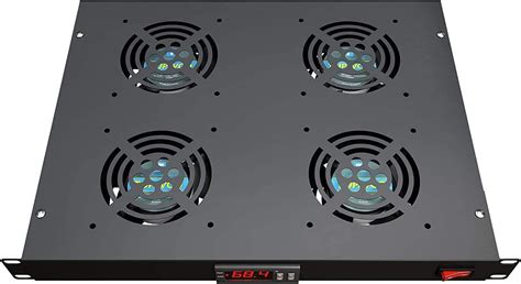 Amazon Rack Mount Fan 4 Fans Server Cooling System 1U 19