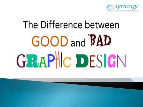 Good V Bad Graphic Design
