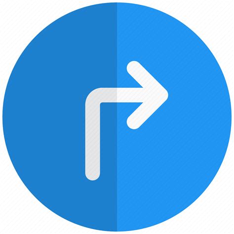 Turn Right Traffic Arrow Icon Download On Iconfinder