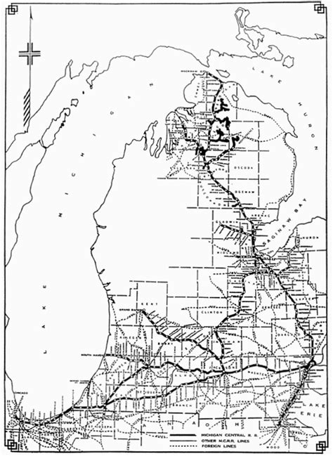 Michigan Railroad Map Secretmuseum