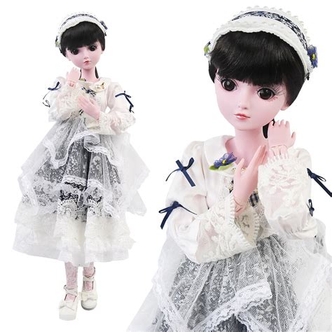 Ucanaan 13 Bjd Doll 18 Ball Joints Dolls Palace Style With Full